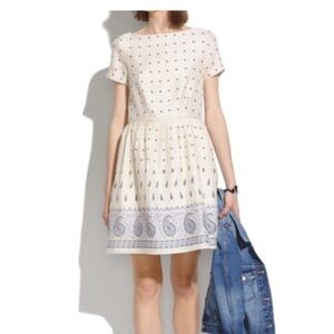 Madewell Nomad paisley dress EUC